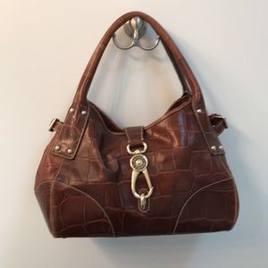 Dooney & Bourke Croco Embossed Satchel Tote